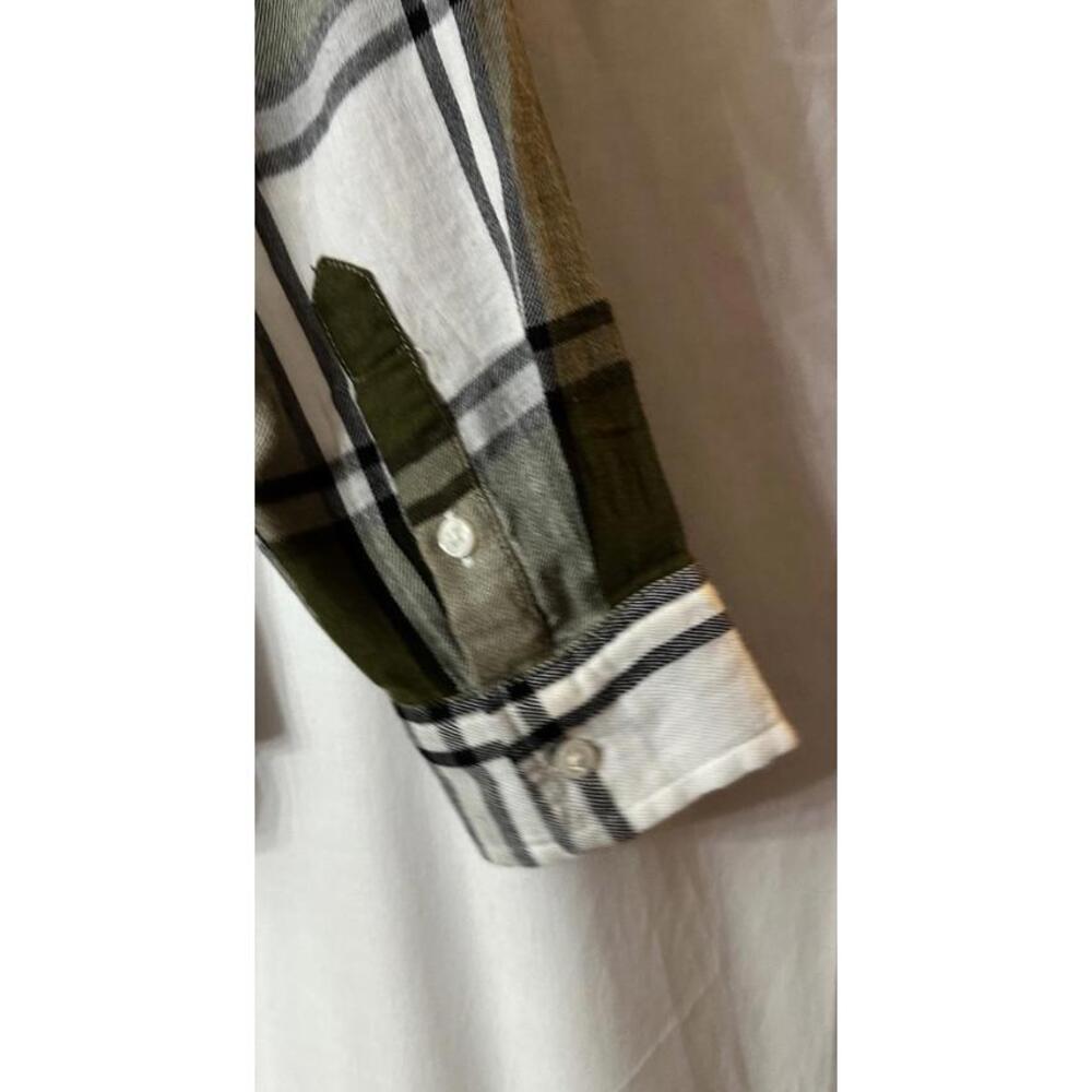 NWT Lucky Brand Womens Long Sleeve Button Plaid‎ Top Shirt Blouse Size Large - Picture 14 of 14